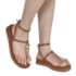 Sandália Flat Baixa Via Marte Feminina Ganache