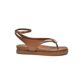 Sandália Flat Baixa Via Marte Feminina Ganache