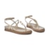 Sandália Flat Baixa Via Marte Feminina Gold