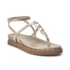 Sandália Flat Baixa Via Marte Feminina Gold