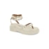 Sandália Flat Média Vizzano Feminina Branco Off