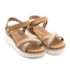 Sandália  Flat Media Vizzano Feminino Camel