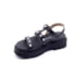 Sandália Flat Media Vizzano Feminino  Preto