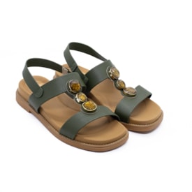Sandália Flat Modare Modare Feminina Oliva