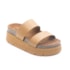 Sandália Flat Moleca Feminina Camel