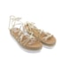 Sandalia Flat Moleca Feminina Dourado