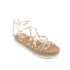 Sandalia Flat Moleca Feminina Dourado