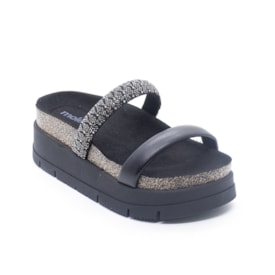 Sandalia Flat Moleca Feminina Preto