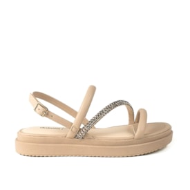 Sandalia Flat Plataforma Dakota Feminina Macchiato