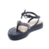 Sandalia Flat Plataforma Dakota Feminina Pewter