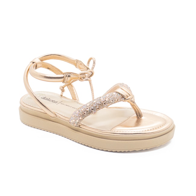 Sandalia Flat Plataforma Dakota Feminina Rose