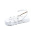 Sandalia Flat Plataforma Vizzano Feminina Branco Off