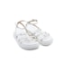 Sandalia Flat Plataforma Vizzano Feminina Branco Off