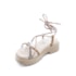 Sandalia Flat Vizzano Feminina Nude