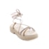 Sandalia Flat Vizzano Feminina Nude
