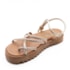 Sandalia Flatform Baia Lu Rezende Feminino Bronze