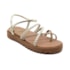 Sandalia Flatform Baia Lu Rezende Feminino Ouro Light