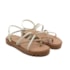 Sandalia Flatform Baia Lu Rezende Feminino Ouro Light
