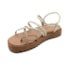 Sandalia Flatform Baia Lu Rezende Feminino Ouro Light