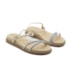 Sandalia Flatform Baixa Beira Rio Feminino Creme