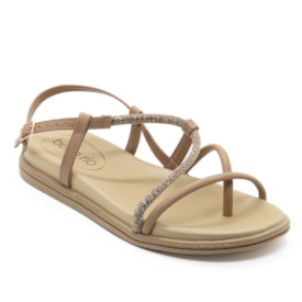 Sandália Flatform Baixa Beira Rio Feminino Ouro Rosado Sandália Flatform Baixa Beira Rio Feminino Ouro Rosado