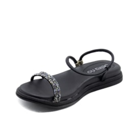 Sandalia Flatform Baixa Beira Rio Feminino Preto