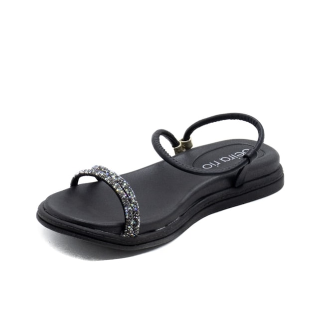 Sandalia Flatform Baixa Beira Rio Feminino Preto