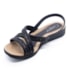 Sandália Flatform Baixa Campesi Feminina Preto