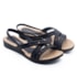 Sandália Flatform Baixa Campesi Feminina Preto