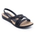 Sandália Flatform Baixa Campesi Feminina Preto