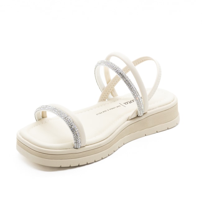 Sandalia Flatform Baixa Dakota Feminina Tule