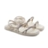 Sandalia Flatform Baixa Lu Rezende Feminina Aveia