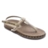 Sandalia Flatform Baixa Lu Rezende Feminina Capuccino