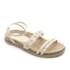 Sandália Flatform Baixa Lu Rezende Feminina Off White