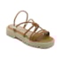 Sandalia Flatform Baixa Lu Rezende Feminino Carvalho