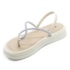 Sandália Flatform Baixa Mississipi Feminina Baunilha