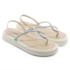 Sandália Flatform Baixa Mississipi Feminina Baunilha