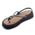 Sandália Flatform Baixa Mississipi Feminina Preto