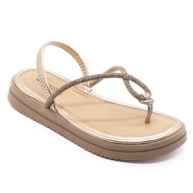 Sandália Flatform Baixa Mississipi Feminina Rose