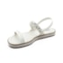 Sandalia Flatform Baixa Moleca Feminina Branco Off
