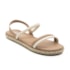 Sandalia Flatform Baixa Moleca Feminina Creme