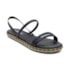 Sandalia Flatform Baixa Moleca Feminina Preto