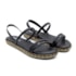 Sandalia Flatform Baixa Moleca Feminina Preto