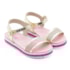 Sandalia Flatform Baixa Molekinha Infantil Feminina Dourado