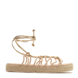 Sandália Flatform Baixa Sua Cia Feminino Areia