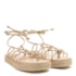Sandália Flatform Baixa Sua Cia Feminino Areia