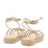 Sandália Flatform Baixa Sua Cia Feminino Areia