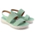 Sandália Flatform Baixa Usaflex Feminina Aqua