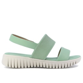 Sandália Flatform Baixa Usaflex Feminina Aqua