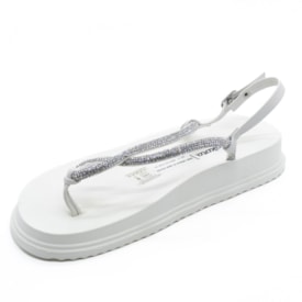 Sandalia Flatform Dakota Feminino White